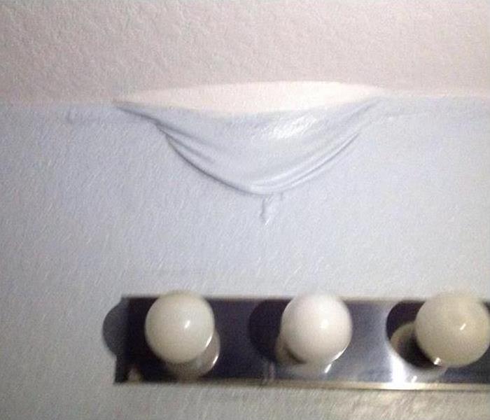 water in ceiling