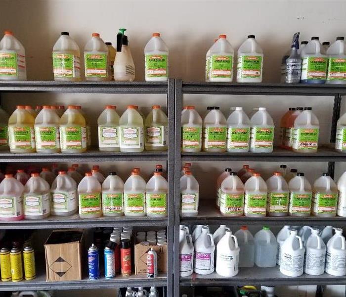 SERVPRO cleaning products